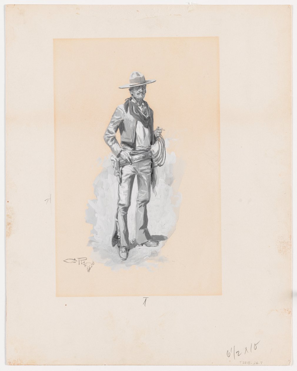 Blanco, Charles J. Steedman için, Bucking Adaçayı by Charles Marion Russell
