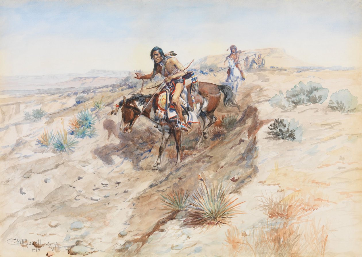 Hintli Cesurlar, 1899 by Charles Marion Russell
