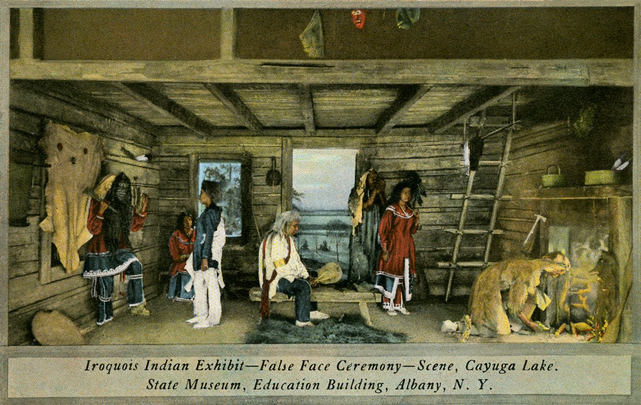 Iroquois Hint Sergisi, Eyalet Müzesi, Albany by Charles Marion Russell