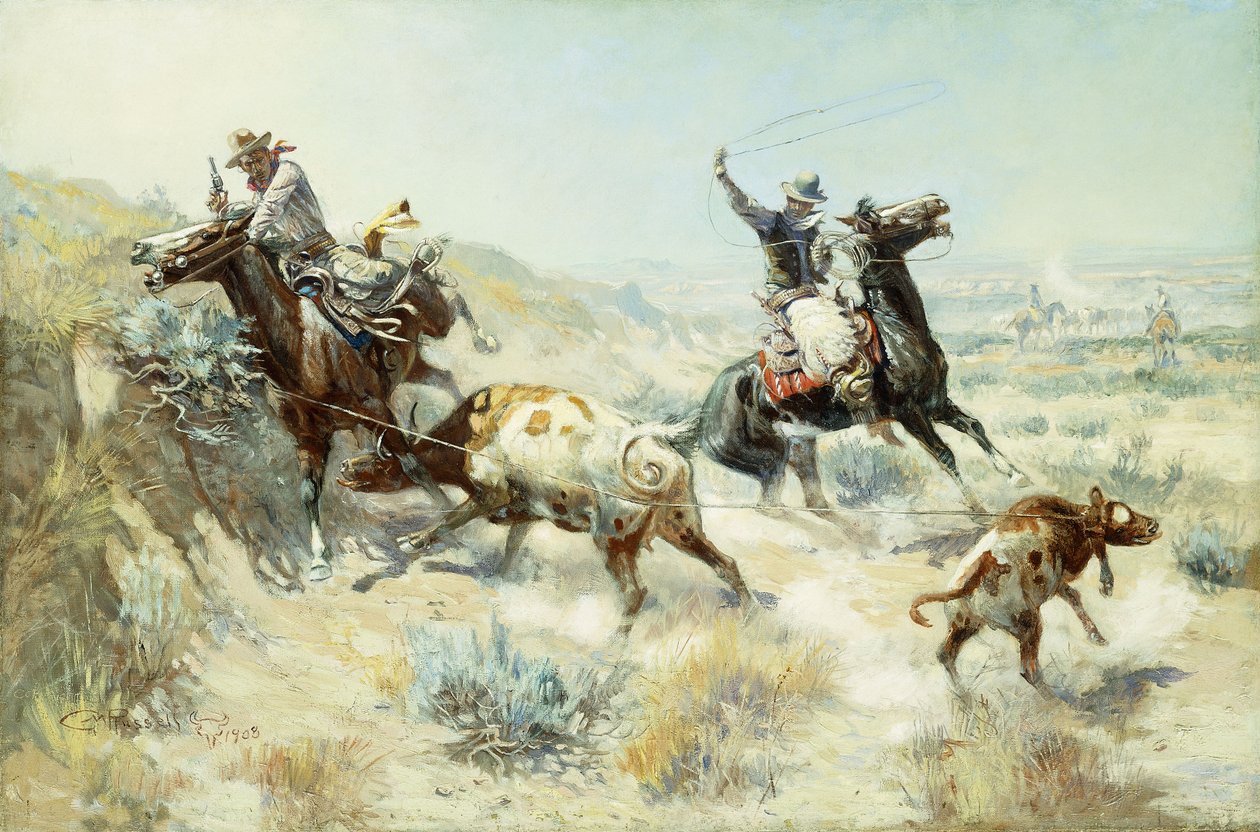 Menzil Annesi, 1908 by Charles Marion Russell