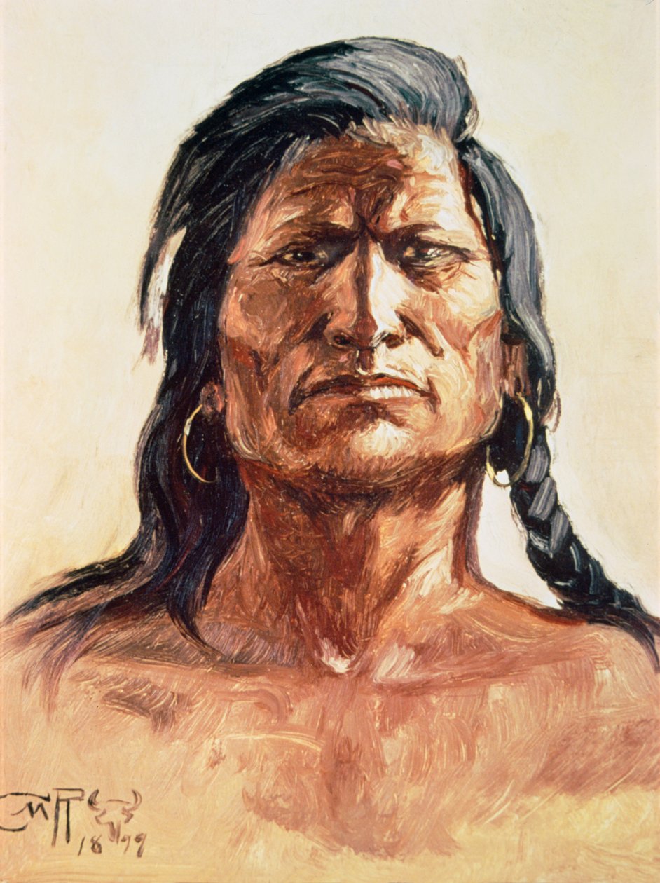 Şoşoni Kabilesi by Charles Marion Russell