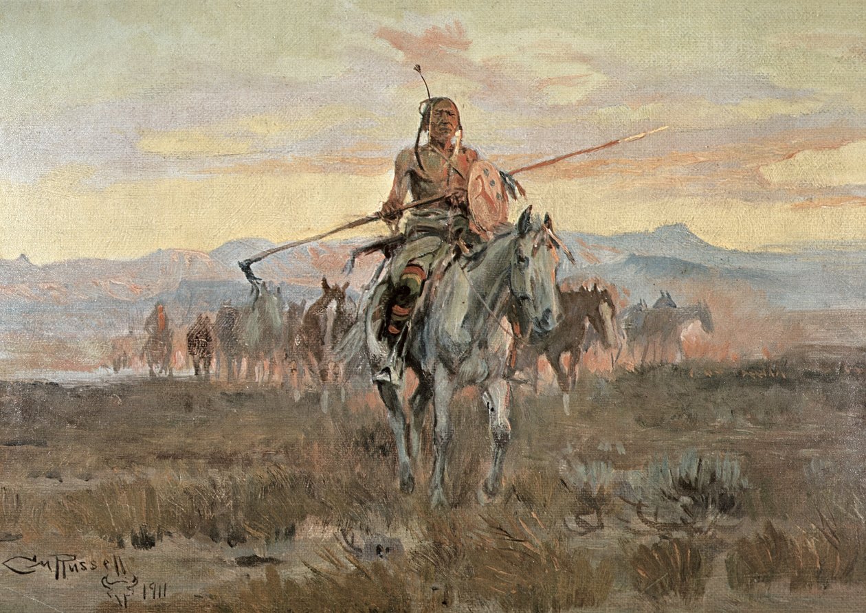 çalıntı atlar by Charles Marion Russell