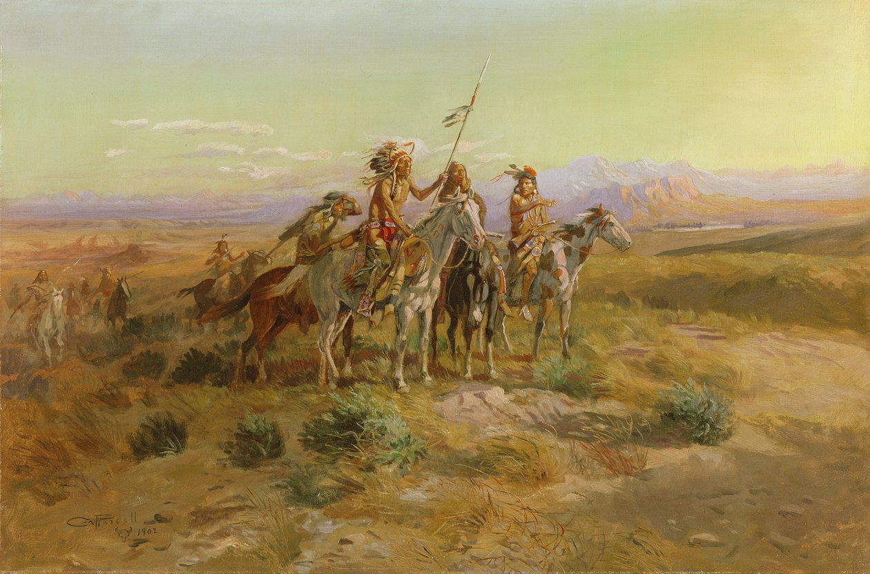 İzciler, 1902 by Charles Marion Russell