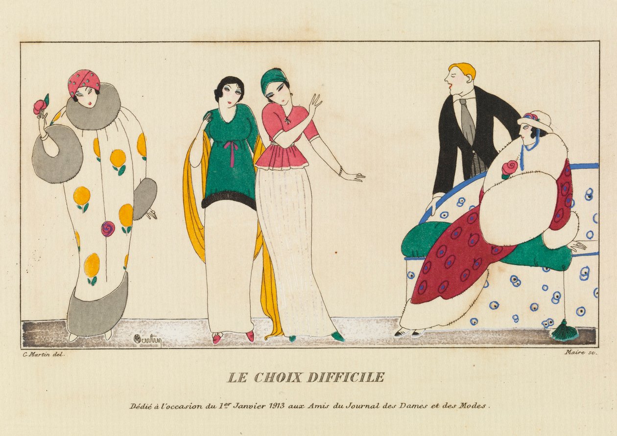 'Le Choix Difficle'dan plaka by Charles Martin