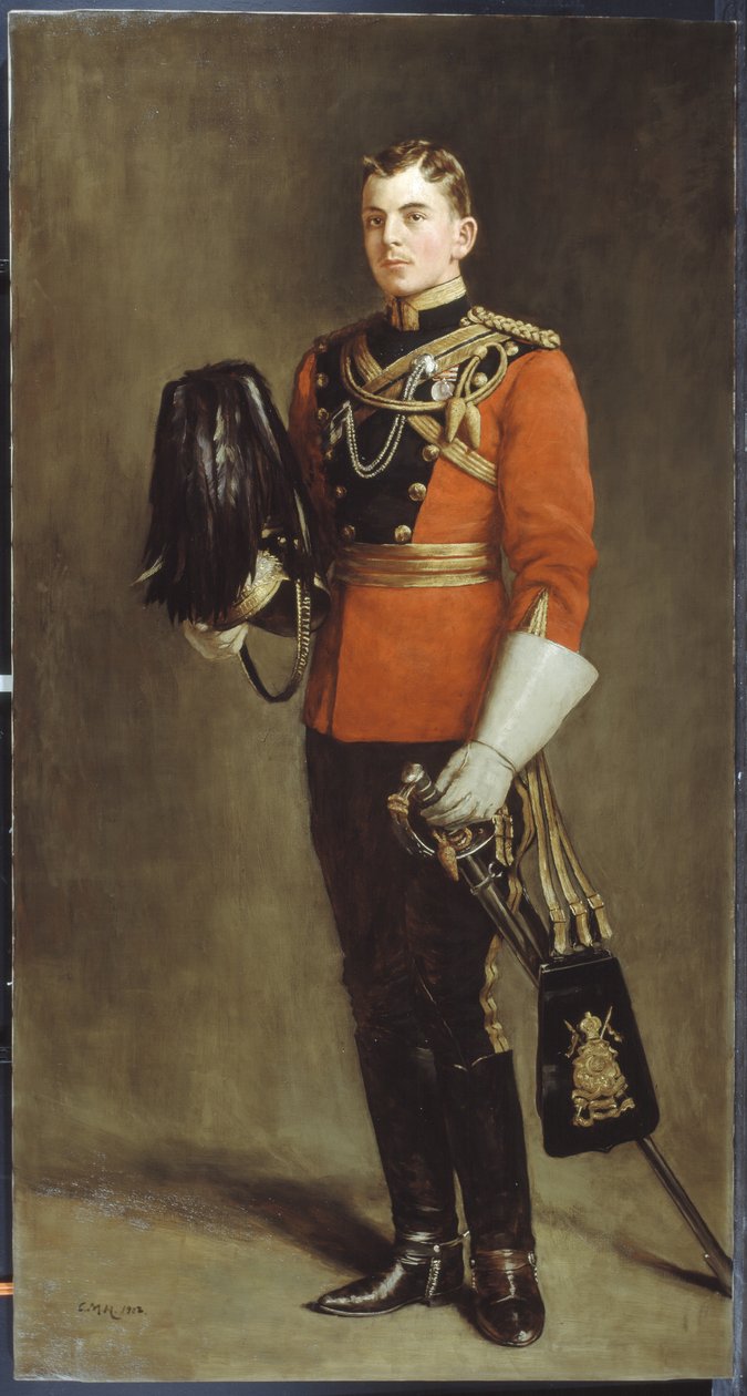 Teğmen Edward Younger, 16. Kraliçenin Kendi Mızraklıları, 1901 dolaylarında by Charles Martin Hardie