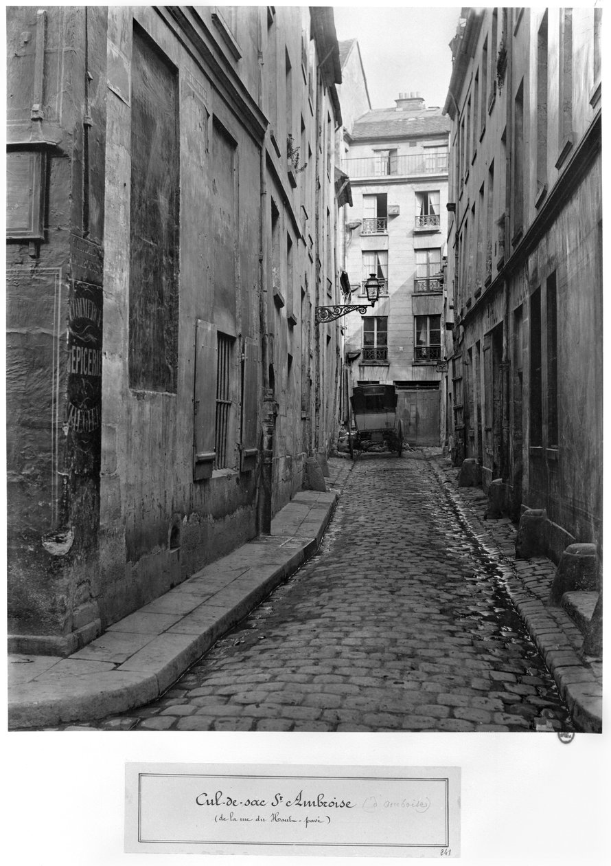 Cul-de-sac Saint-Ambroise, rue du Haut-Pave