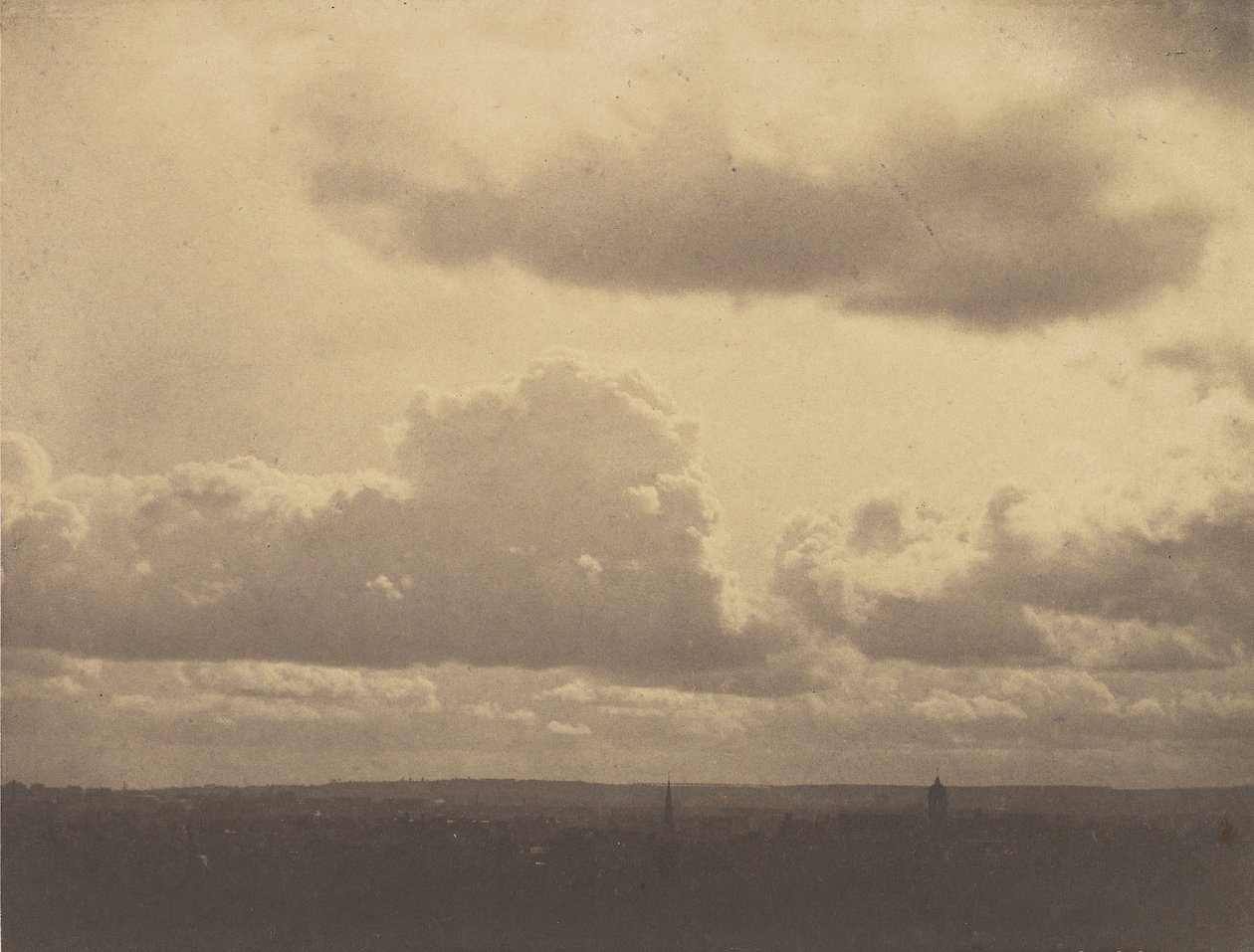 Gökyüzü Çalışması, 1855-56. by Charles Marville