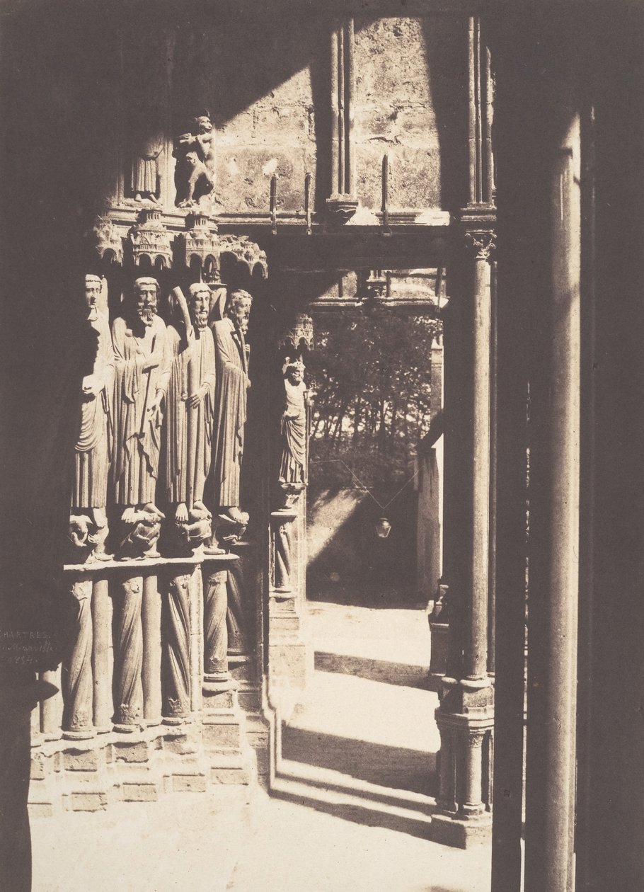 [Güney Portalı, Chartres Katedrali], 1854. by Charles Marville
