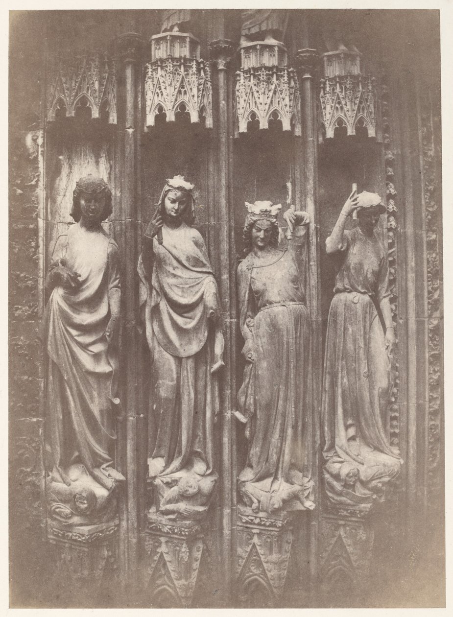 Kötülükleri Ezici Erdemler, Strasbourg Katedrali by Charles Marville