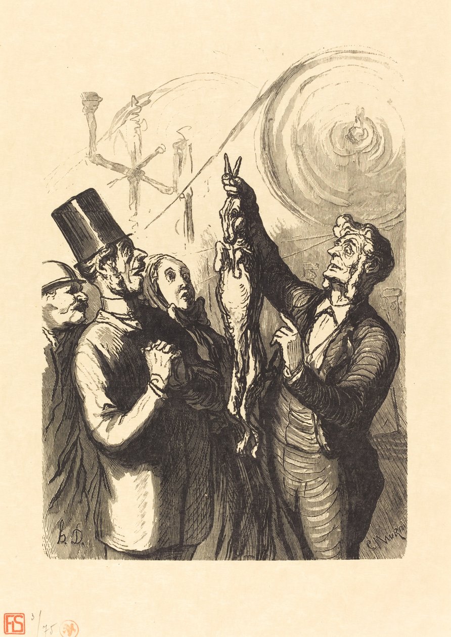 Dünya Fuarı: Keçe Şapka Üreticisi by Charles Maurand after Honoré Daumier