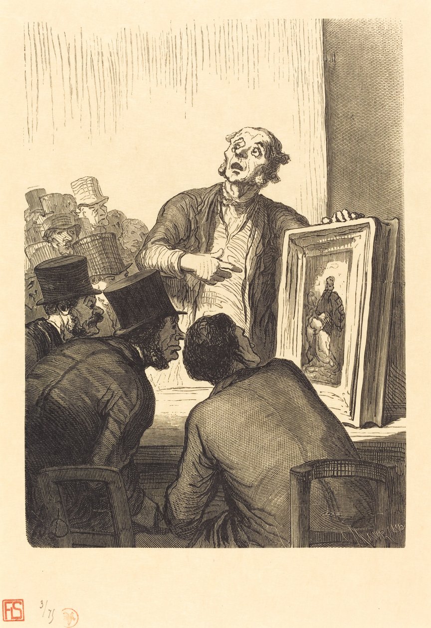 Müzayedecilerin Oteli: Uzman by Charles Maurand after Honoré Daumier
