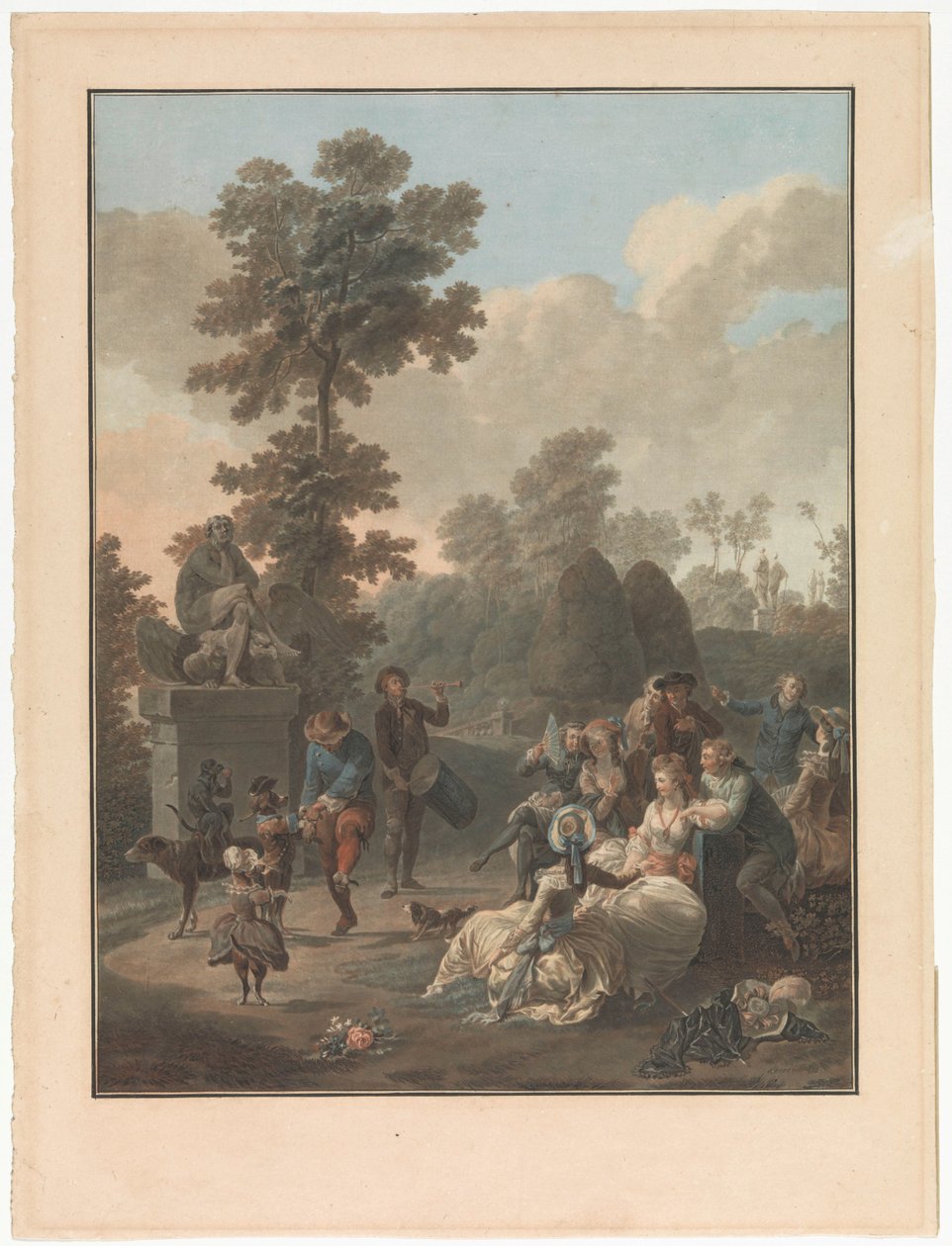 Köy Hayatından Dört Sahne davul Le Tef Köy hayatından dört tür sahne (dizi adı) by Charles Melchior Descourtis