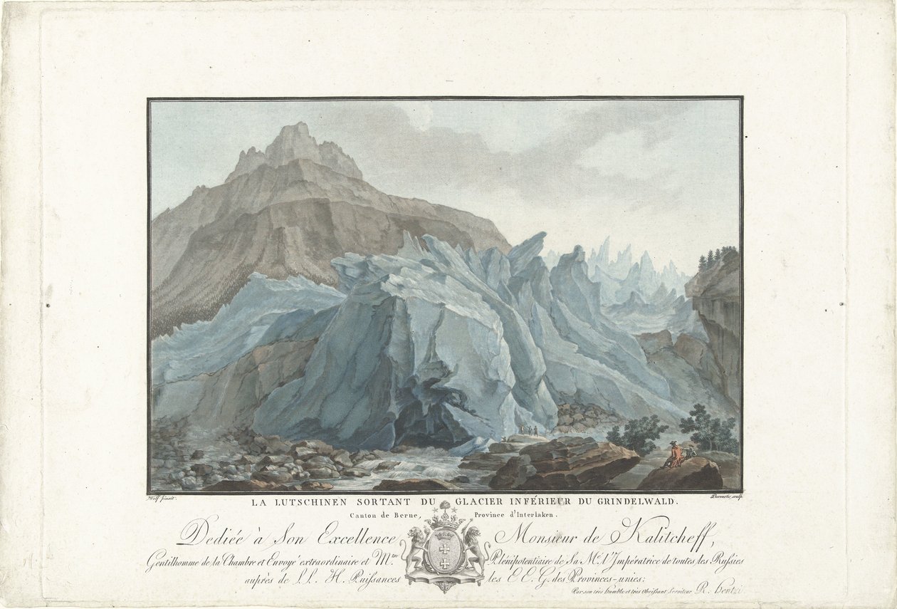 Gletsjer bij Grindelwald Aşağı Grindelwald Buzulu