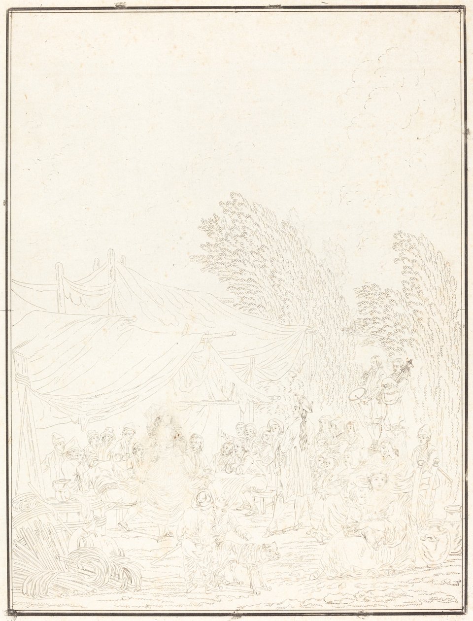 Noce de Köy Köyü Düğünü, 1785. by Charles Melchior Descourtis