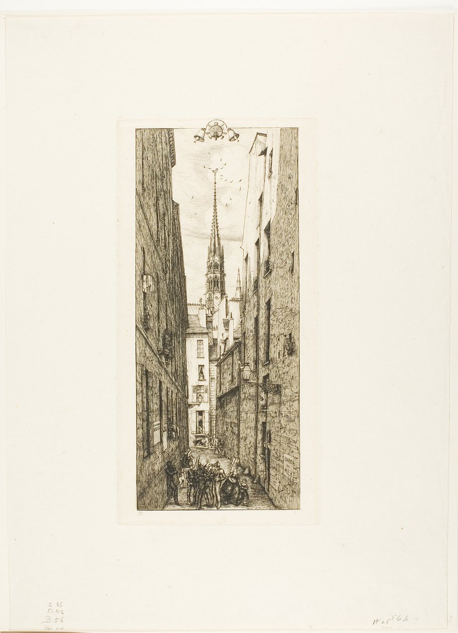 Chantrey Caddesi, Paris by Charles Meryon