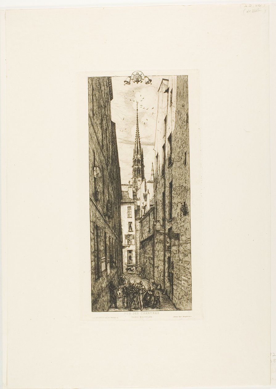 Chantrey Caddesi, Paris by Charles Meryon