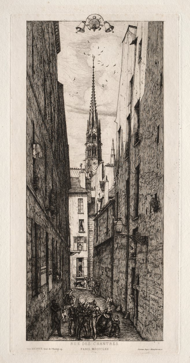 Chantrey Caddesi, Paris by Charles Meryon