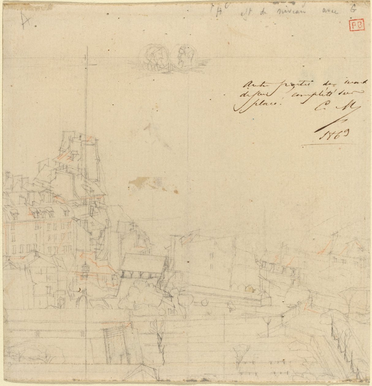 Kolej Henri IV by Charles Meryon