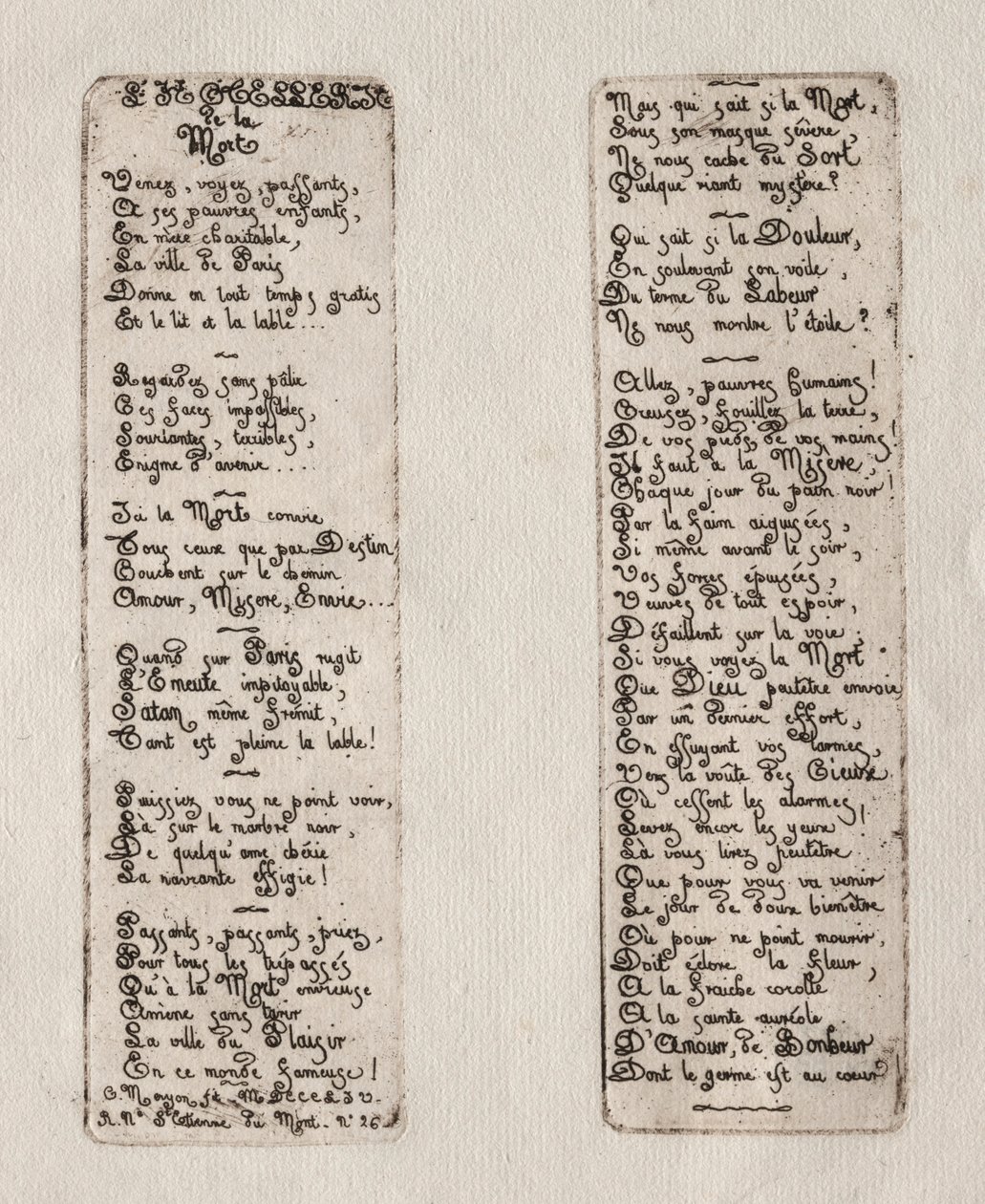 Paris Gravürleri: Ölümler Yurdu, 1854. by Charles Meryon