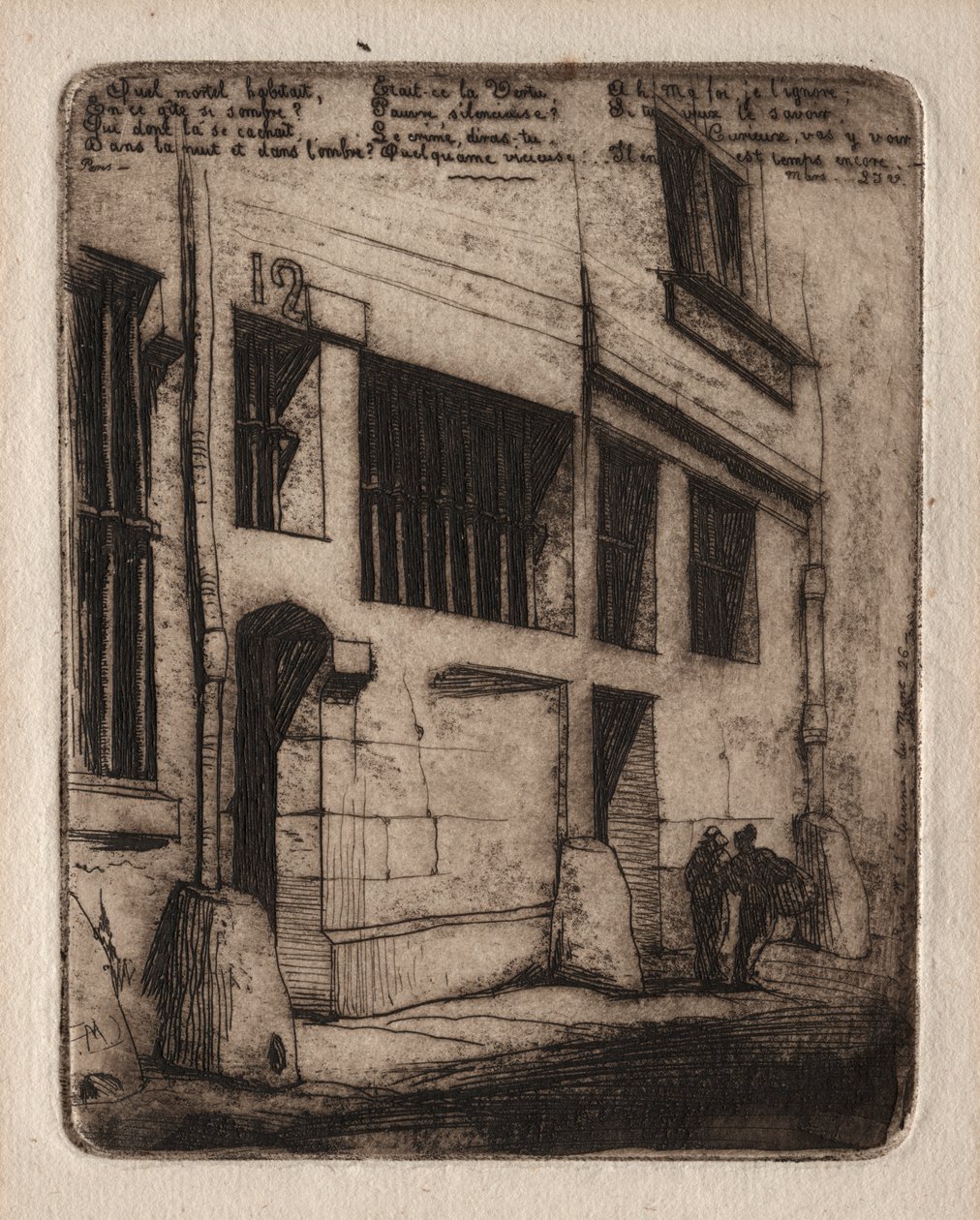 Paris Gravürleri: Kötü Çocuklar Sokağı by Charles Meryon