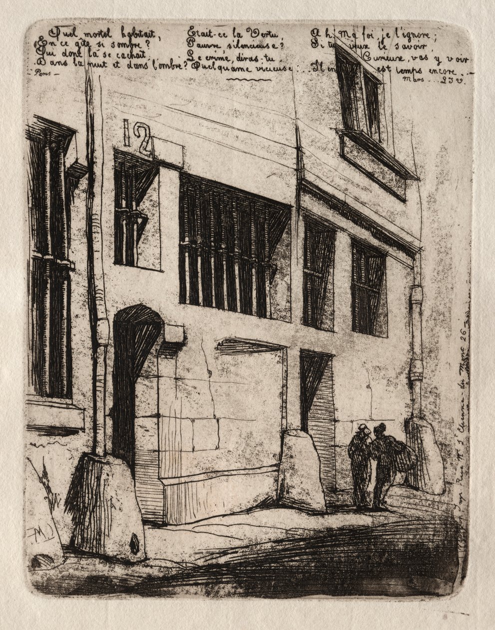 Paris Gravürleri: Kötü Çocuklar Sokağı by Charles Meryon