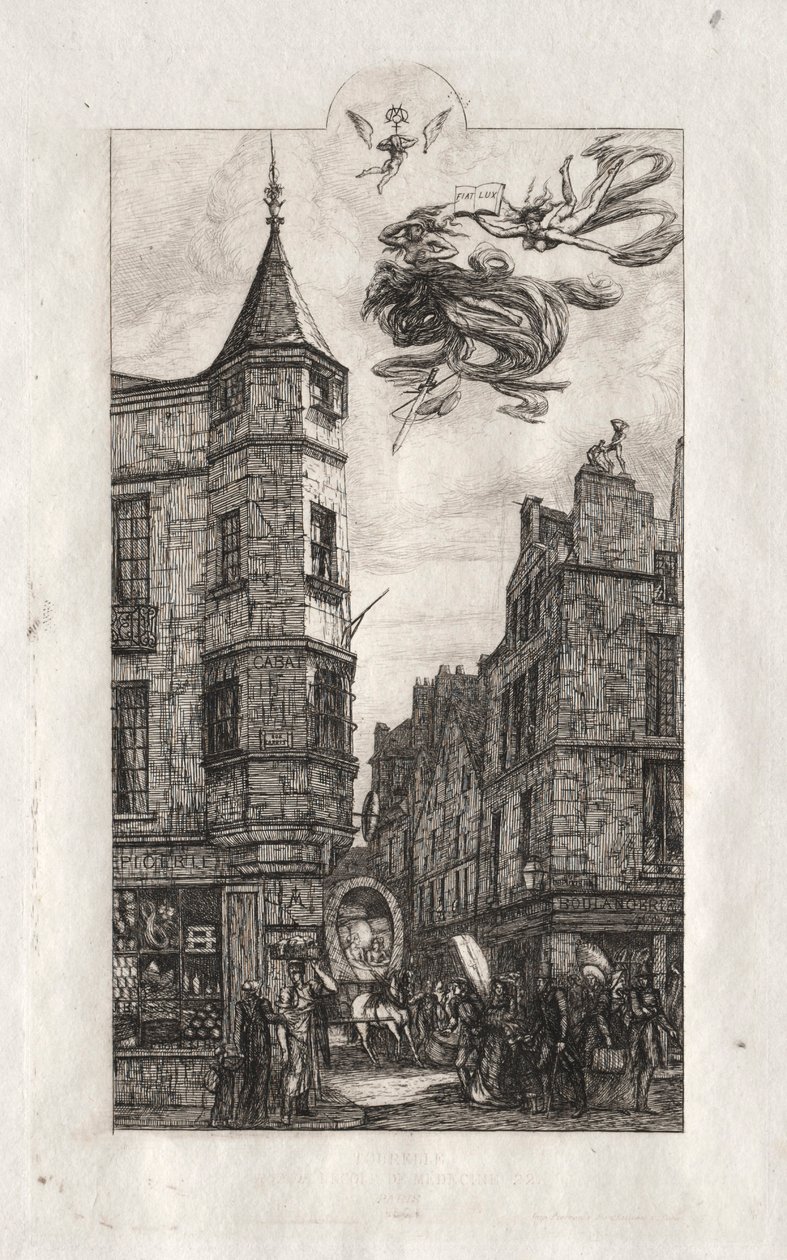 Paris Gravürleri: Taret, rue de l