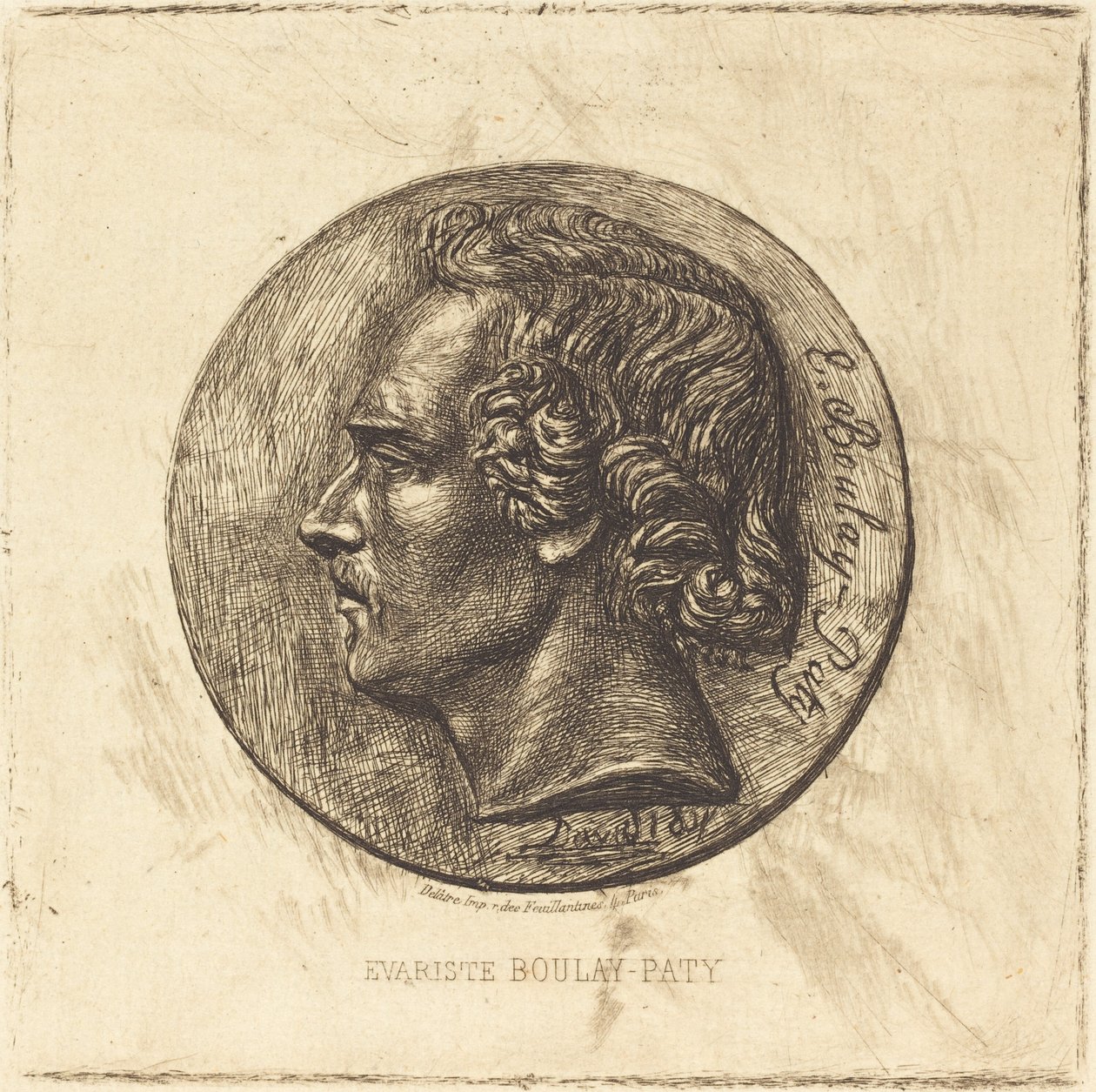 Evariste Boulay-Paty; Bir Şair (Bir Bronzdan David d