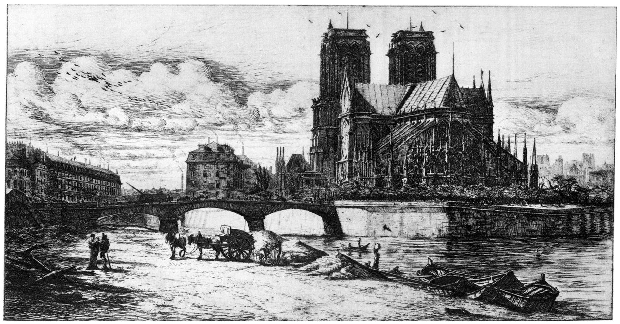 LAbside, c1841-1868 1924 by Charles Meryon