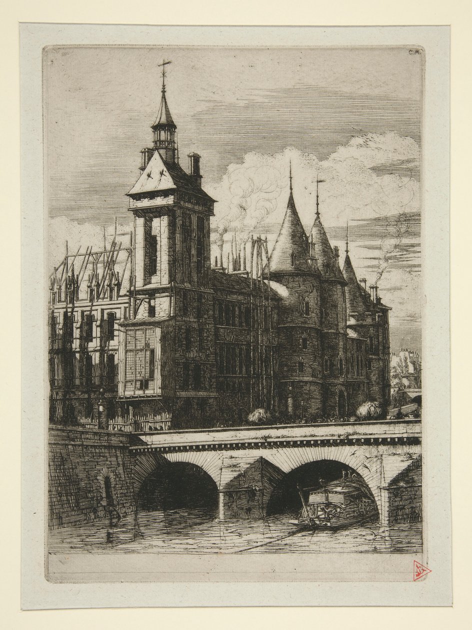 L Kulesi by Charles Meryon