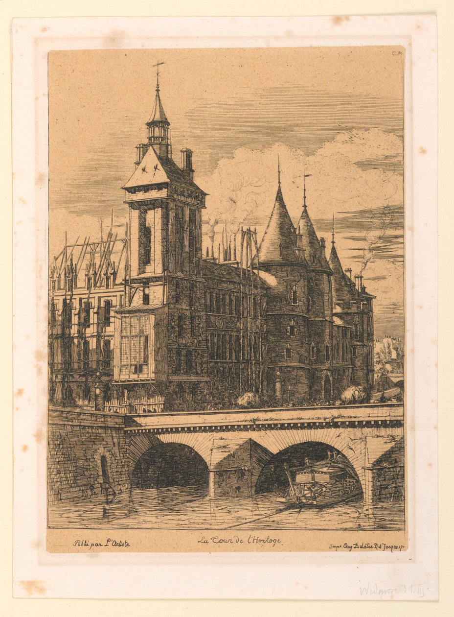 Saat Kulesi by Charles Meryon