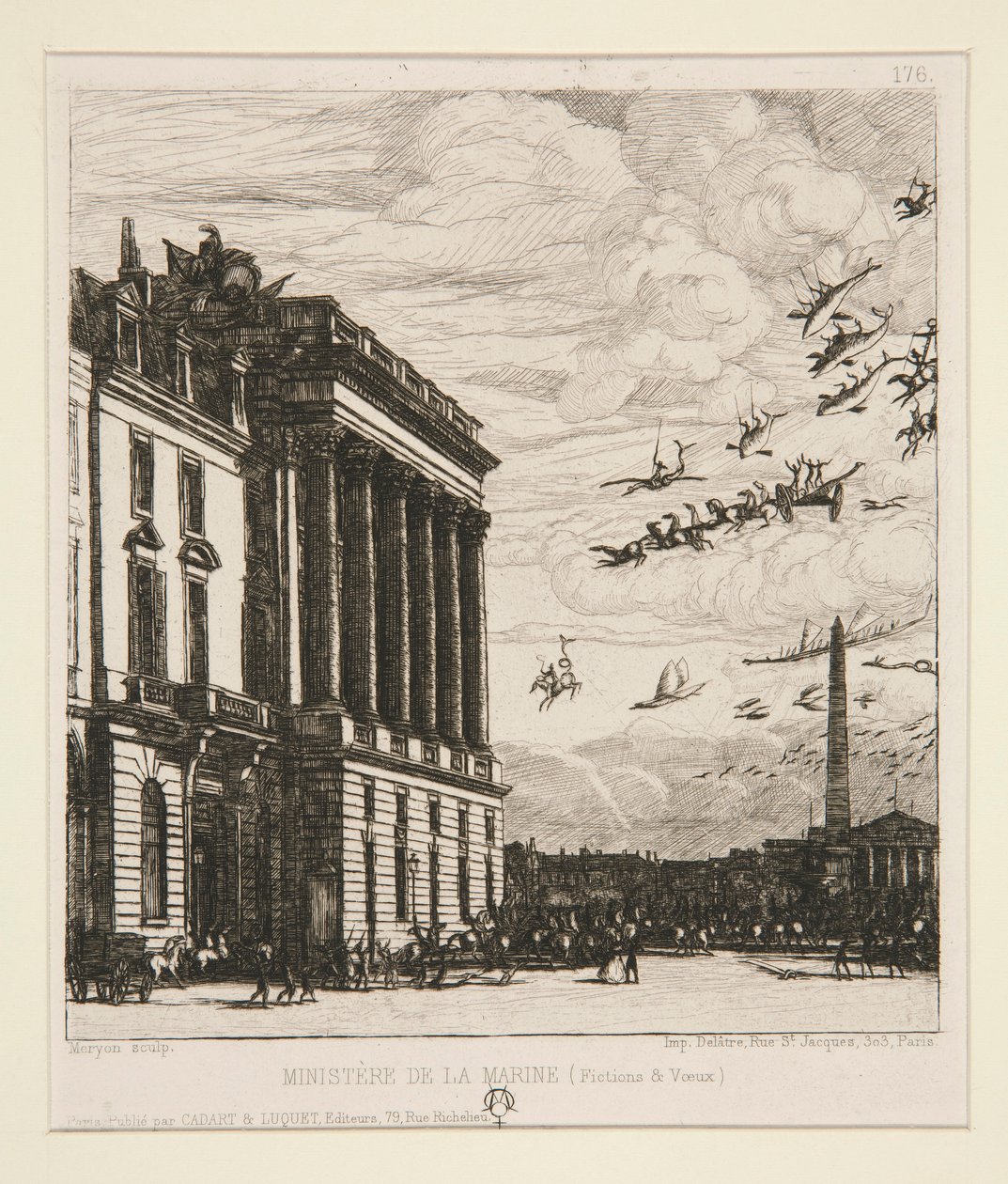 Le Ministre de la Marine (Deniz Kuvvetleri Bakanlığı) by Charles Meryon