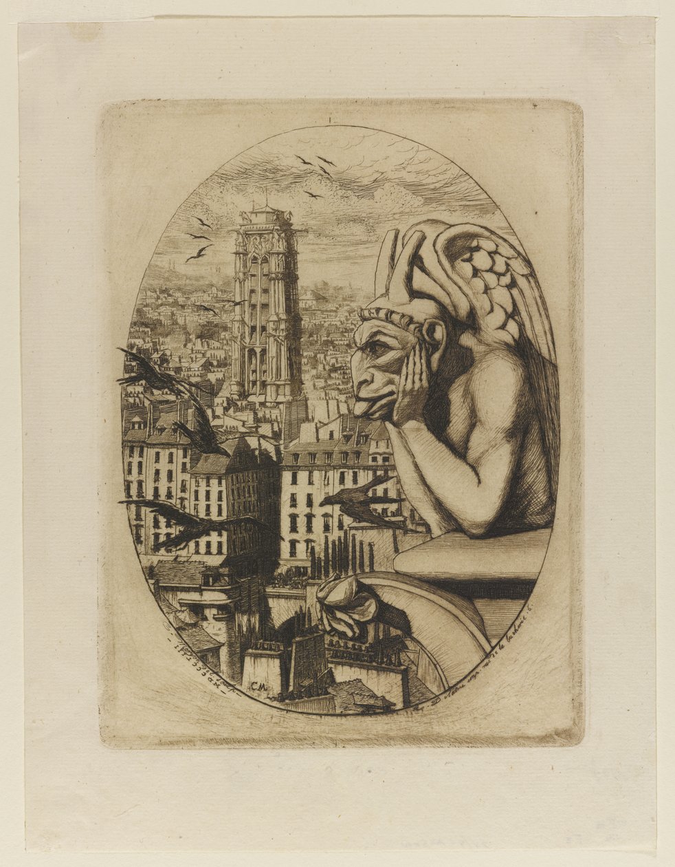 Le Stryge by Charles Meryon