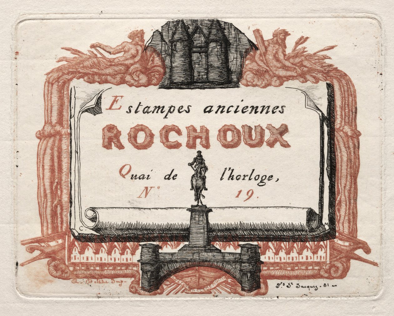 Bir Matbaacı olan Rochoux