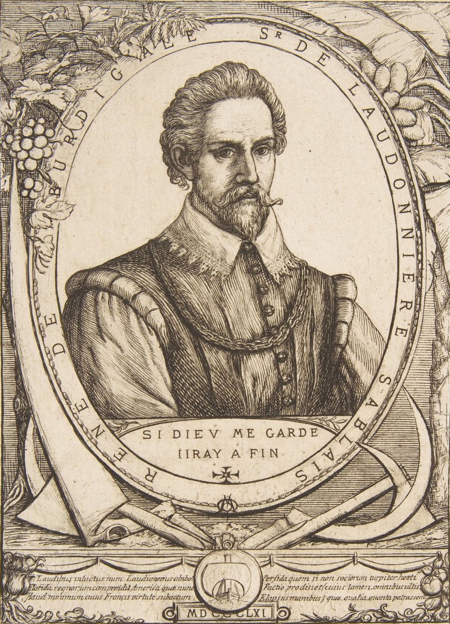 Sömürgeci René de Laudonnière Sablais, van de Passe