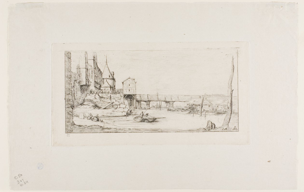 1621 Yangınından Sonra Pont-au-Change, Paris