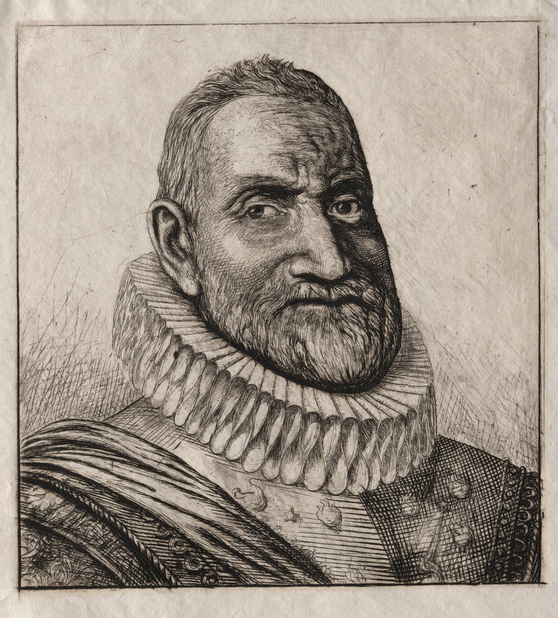 Theodore Agrippa dAubigné, 1862. by Charles Meryon