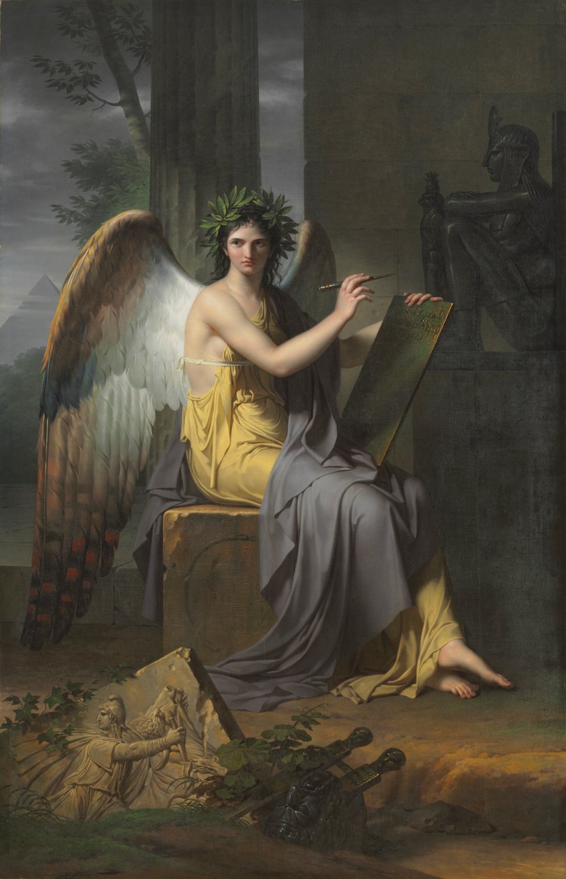 Clio, Tarihin İlham Perisi by Charles Meynier