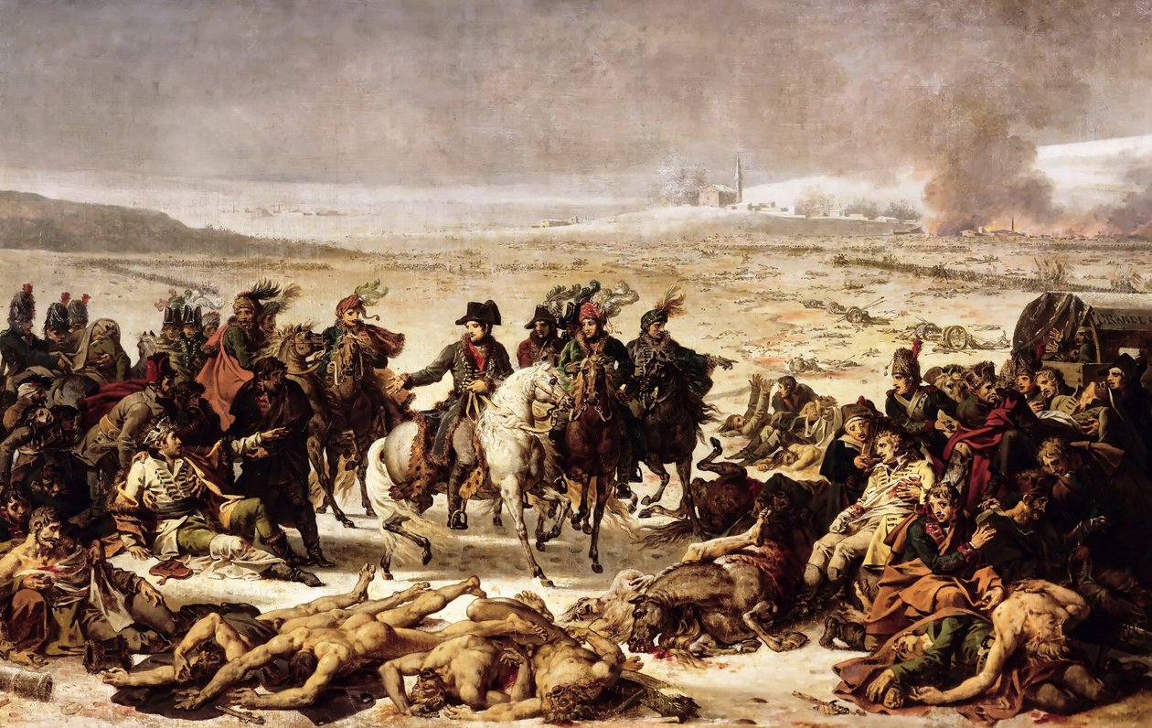 Napolyon, Eylau Savaş Alanında, 9 Şubat 1807 by Charles Meynier