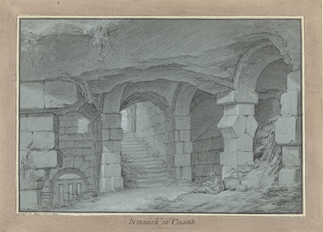 Kolezyum'daki Yüz by Charles Michel Ange Challe