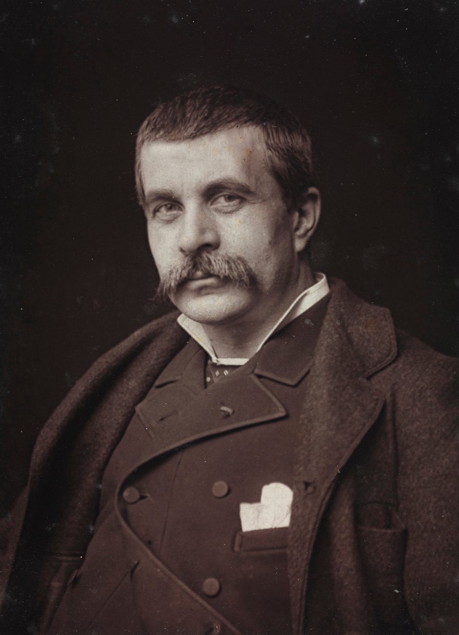 Sanatsal ve Biyografik Albüm, 5. yıl, Salon 1885; Fransız ressam Jean-Jules-Antoine Lecomte du Nouÿ (1842-1923) portresi by Charles Michelez