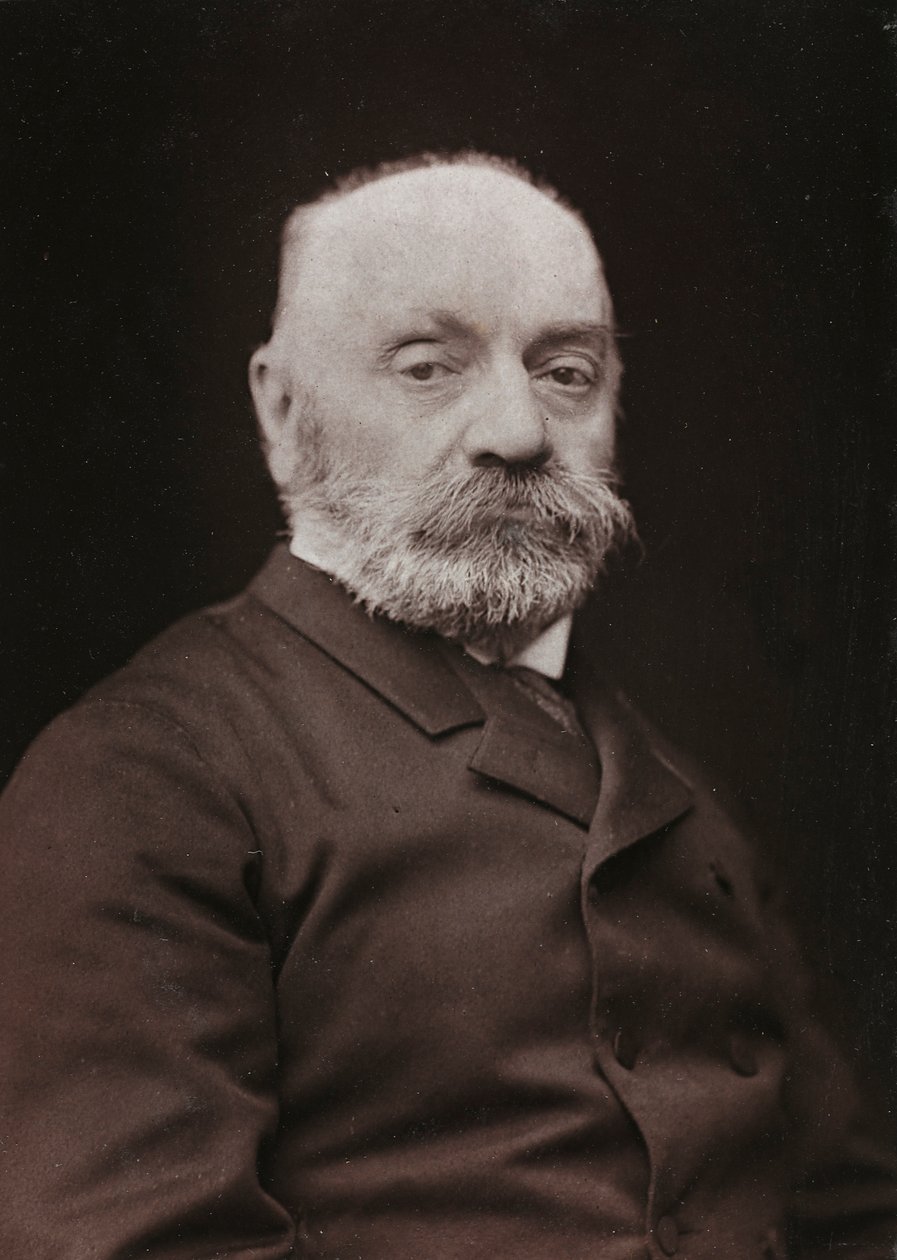 Sanatsal ve Biyografik Albüm, 6. yıl, Salon 1885; Fransız ressam Boulanger Gustave Rodolphe'nin (1824-1888) portresi by Charles Michelez