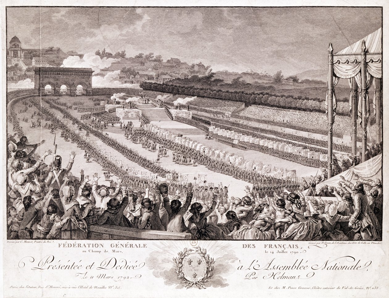Federasyon Festivali, 14 Temmuz 1790, Champ de Mars