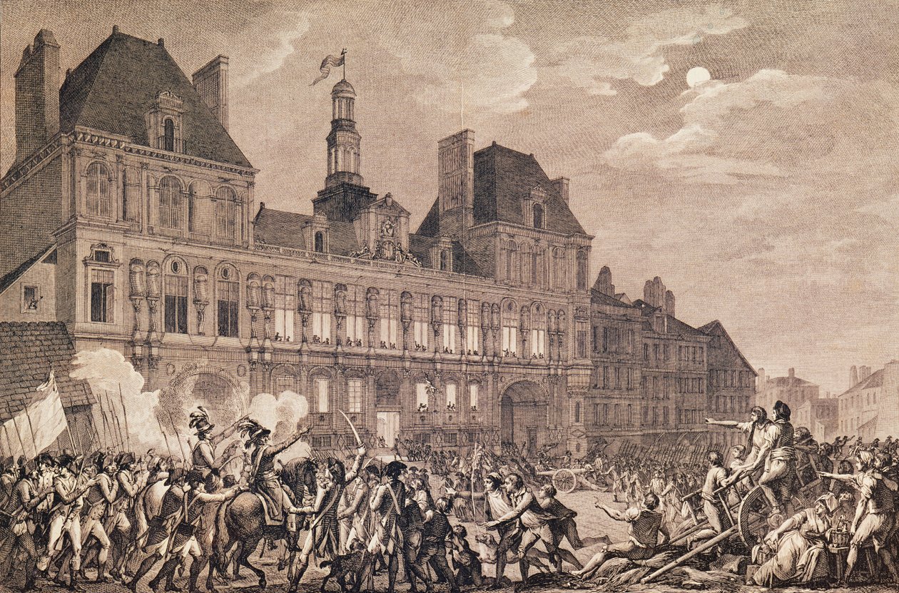 Robespierre, Saint-Just, Couthon ve Hanriot Paris