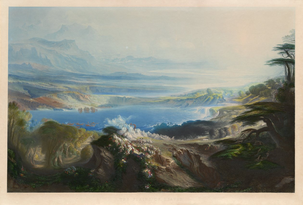 Cennet Ovaları by Charles Mottram after John Martin