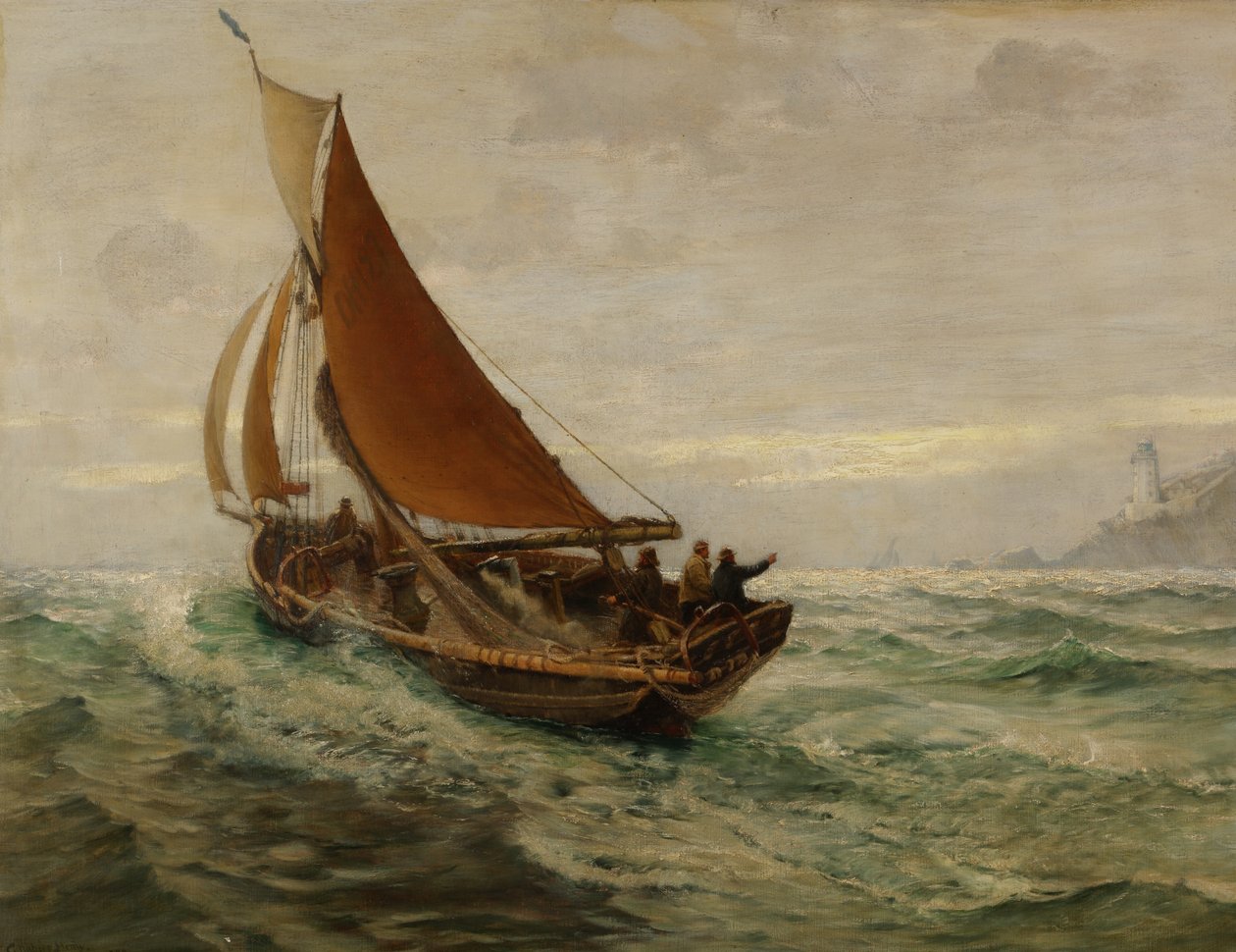 Denizde Şafak, 1890 by Charles Napier Hemy