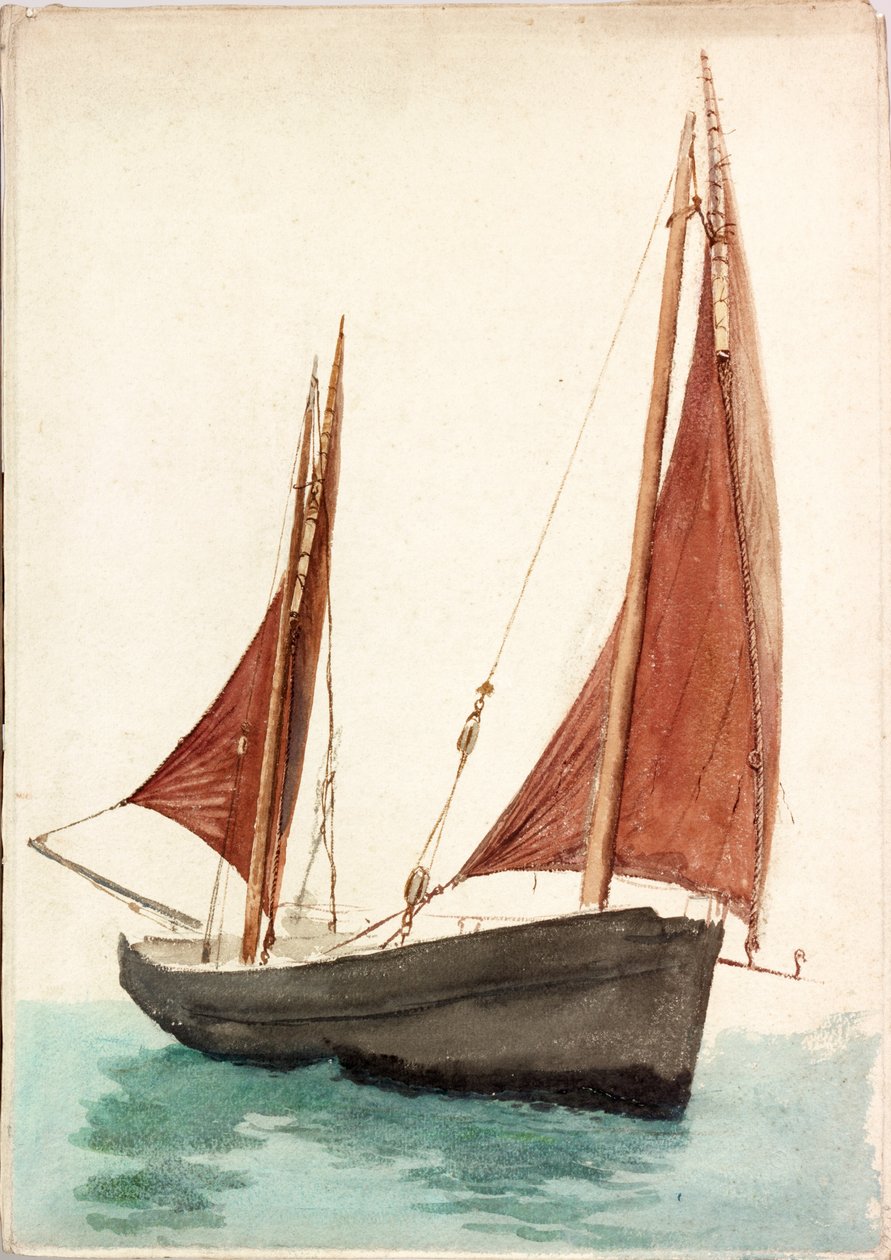 Balıkçı Teknesi (gövde rengi) by Charles Napier Hemy