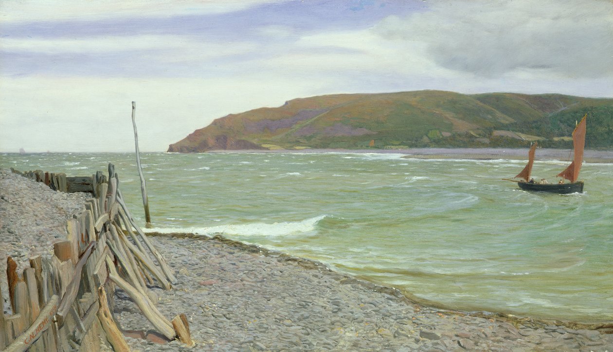 Porlock Körfezi, 1891 by Charles Napier Hemy