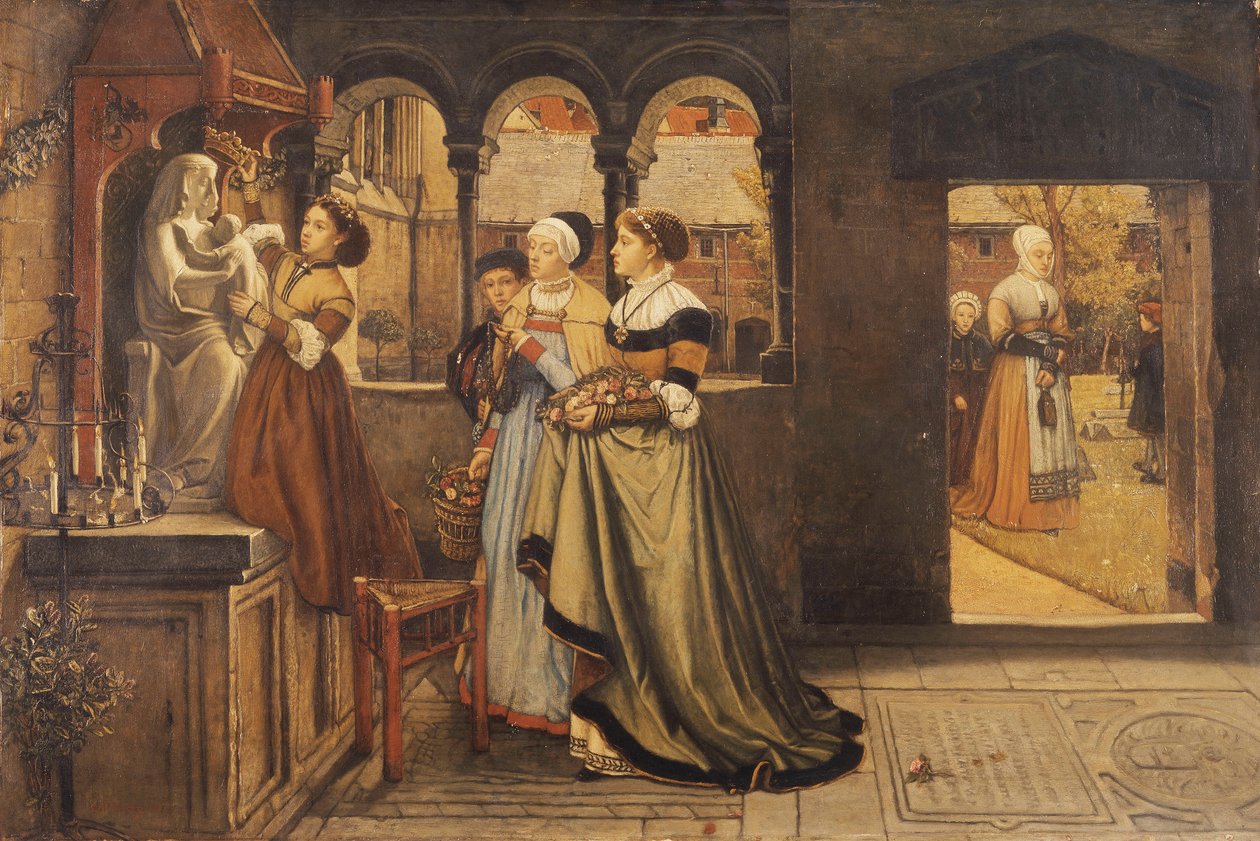 Fete de Notre Dame için, 1868 by Charles Napier Hemy