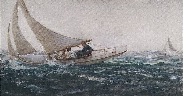 Yelken Serbest by Charles Napier Hemy