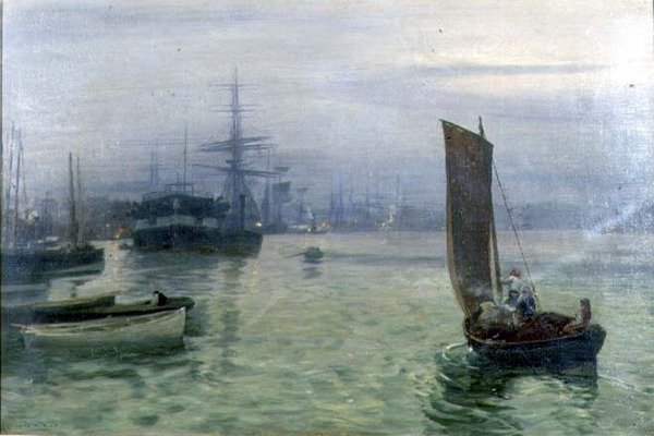 Son Tekne by Charles Napier Hemy